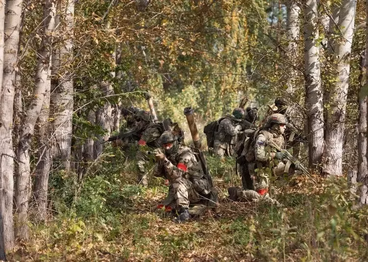 Tiểu đoàn phục vụ huấn luyện 214 , được thành lập vào năm 2016 theo sáng kiến ​​của các cố vấn quân sự Mỹ, với tư cách chuyên đóng vai “địch”, trong các cuộc diễn tập quân sự, nhằm tạo ra các tình huống chiến đấu thực tế cho quân chính quy. Đây cũng là đơn vị duy nhất của AFU, có chuyên môn hóa như vậy.