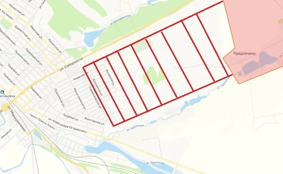 Ngoài ra, theo một số nguồn tin, các đơn vị tiền phương của RFAF đã tiến vào Konstantinovka từ đầu cầu Predtechino. Việc kiểm soát được thiết lập vững chắc đến tận phố Volkhovskaya, giao tranh bắt đầu diễn ra ở khu vực phố Samarkandskaya.