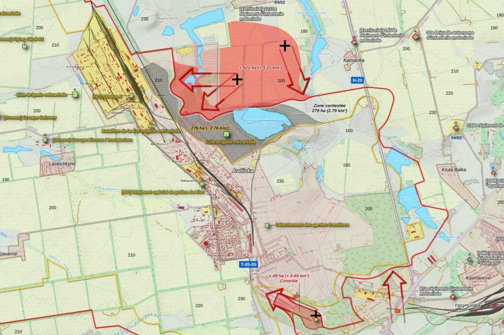 Quân Nga đã bỏ qua khu vực kiên cố "Vườn săn bắn Sa hoàng" của AFU, bằng cách đột nhập qua đường ống thoát nước đã được lực lượng công binh dọn sạch và bất ngờ xuất hiện phía sau lưng quân Ukraine, qua đó phá vỡ tuyến phòng thủ của AFU.