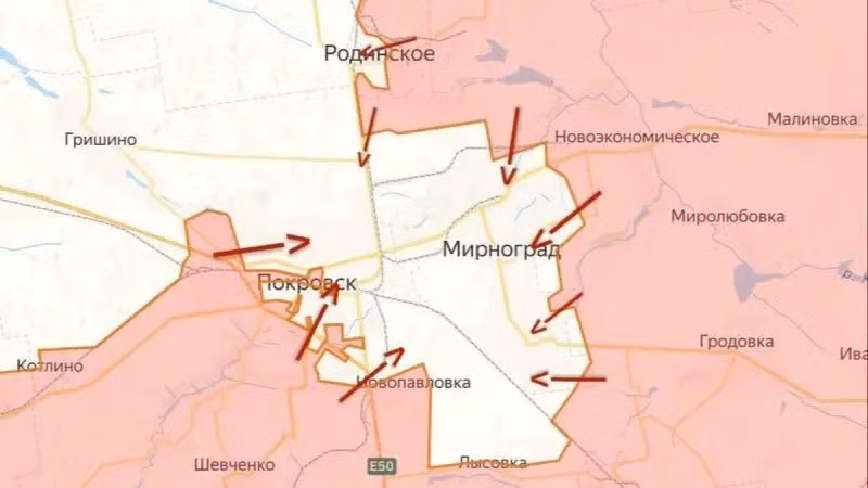 Nhưng trước thế trận bao vây của RFAF ở Pokrovsk, đã báo trước sự thất bại sắp xảy ra của lực lượng phòng thủ Ukraine và việc bị tiêu diệt là không thể tránh khỏi, nếu họ không rút lui kịp thời khỏi Pokrovsk.