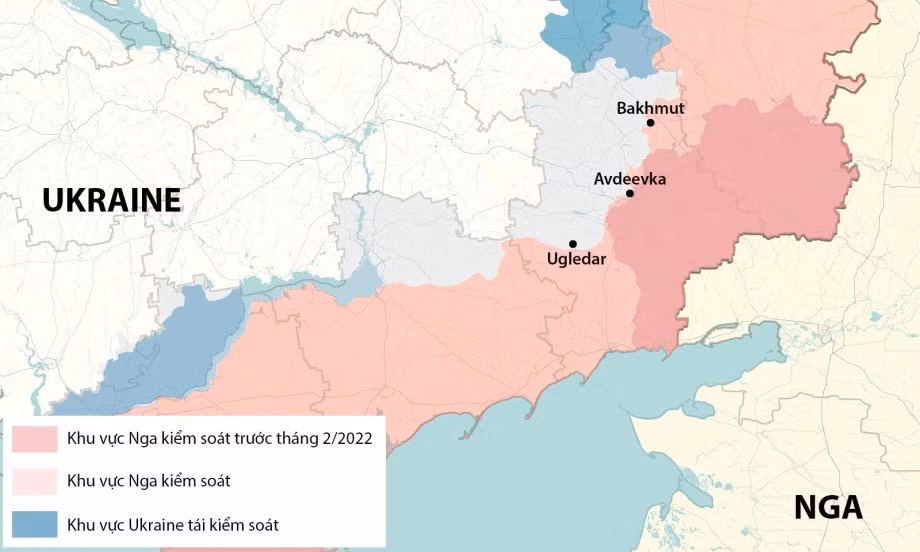 Trong chiến dịch vây hãm Avdiivka, RFAF chủ yếu tập trung lực lượng bộ binh cơ giới hạng nặng, để mở cuộc tấn công dữ dội vào pháo đài Avdiivka, cách thành phố Donetsk, thủ phủ của tỉnh Donetsk chỉ có 6 km về phía tây bắc. Tại Avdiivka, khi thời tiết tốt, có thể nhìn thấy sân bay Donetsk.