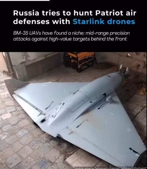 Các nhà phân tích cho rằng, Lữ đoàn UAV Rubicon, trực thuộc Bộ Quốc phòng Nga, là đơn vị chính, được giao sử dụng UAV tấn công tự sát BM-35, vốn trước đó đã được sử dụng để tấn công các tàu chở hàng gần Odessa và các hệ thống phòng không gần Kharkiv.