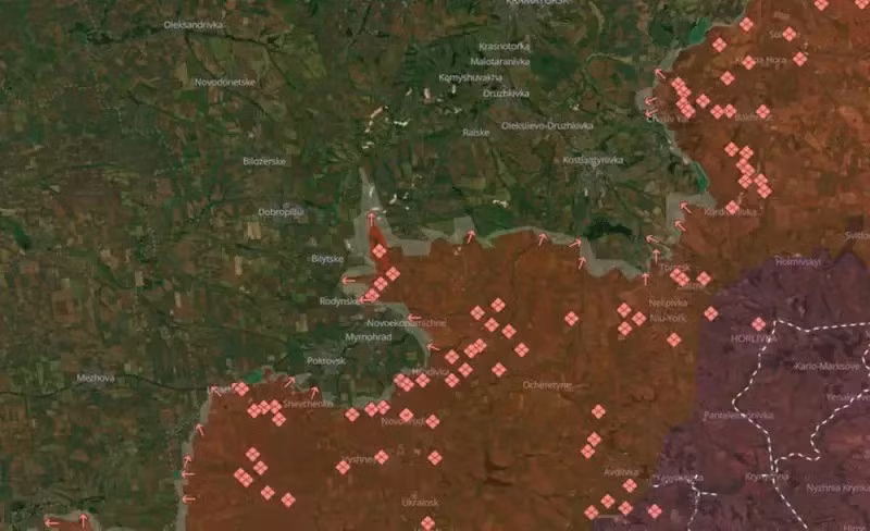 Trung tá Korotovich cho biết, tiền tuyến giữa Pokrovsk, thành phố lớn do Ukraine kiểm soát ở phía tây nam Donetsk, và Konstantinovka, một pháo đài lớn cách Pokrovsk khoảng 45 km về phía đông bắc, về cơ bản đã “không còn tồn tại”.