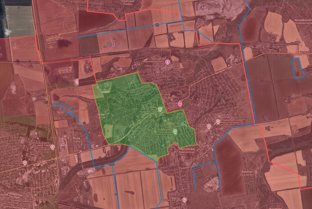 Các chuyên gia Ukraine nhận định, ngay cả trên lý thuyết, quân Ukraine cũng không có cơ hội phá vây. Trong khi đó, Kiev tiếp tục khẳng định, quân phòng thủ Ukraine đang "anh dũng giữ vững phòng tuyến" ở Myrnohrad. Bộ Tổng tham mưu AFU tiếp tục khẳng định, quân Ukraine tiếp tục chiến đấu ở Pokrovsk.