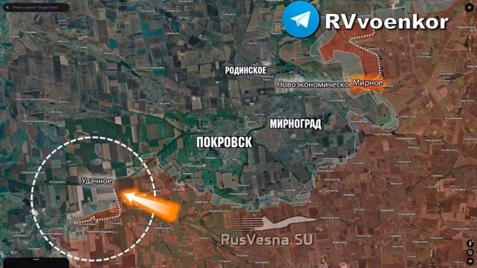 Chiến quả này của RFAF, đã đẩy AFU đến gần hơn với một loạt các vành đai rừng dẫn đến tuyến đường sắt phía tây Udachny và phía đông Molodetsk, cả hai đều là mục tiêu ban đầu của quân đội Nga, trong việc mở rộng cuộc tiến công bên sườn.