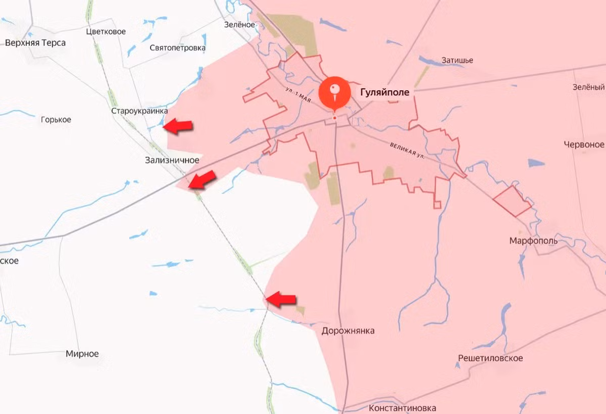 Tâm điểm của cuộc xung đột Nga-Ukraine một lần nữa chuyển sang khu vực Huliaipole (Gulyai-Pole) ở tỉnh Zaporizhzhia – một thành phố nhỏ, cách thủ phủ tỉnh Zaporozhye khoảng 60 km về phía đông; nơi đang trở thành "cối xay thịt" mà cả hai bên tranh giành.