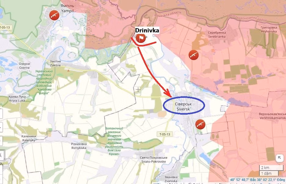 Nhà phân tích quân sự Nga Andriy Marochko, tin rằng việc chiếm được Dronivka là chìa khóa cho RFAF tiến xa hơn về phía Siversk. Giờ đây, quân Nga có cơ hội tiếp tục tấn công và bao vây quân Ukraine gần Seversk, tạo tiền đề cho một cuộc đột phá lớn vào thành phố tiền tiêu này.