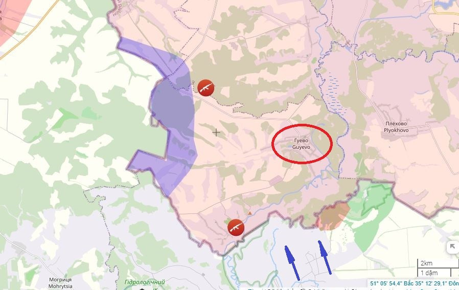 Hiện AFU vẫn nắm giữ hai con bài chủ là các lữ đoàn tấn công số 225 và 425 được triển khai tại khu vực biên giới, giáp làng Guevo thuộc tỉnh Kursk của Nga, đang đe dọa tấn công vào bên sườn lực lượng RFAF ở Sumy. Mặc dù số lượng HIMARS do phương Tây cung cấp đã giảm mạnh, nhưng các cuộc tấn công chính xác vào các nút hậu cần của Nga, vẫn là một thanh kiếm treo lơ lửng trên đầu quân đội Nga. (nguồn ảnh Military Review, Kyiv Post, Deep State, TASS).