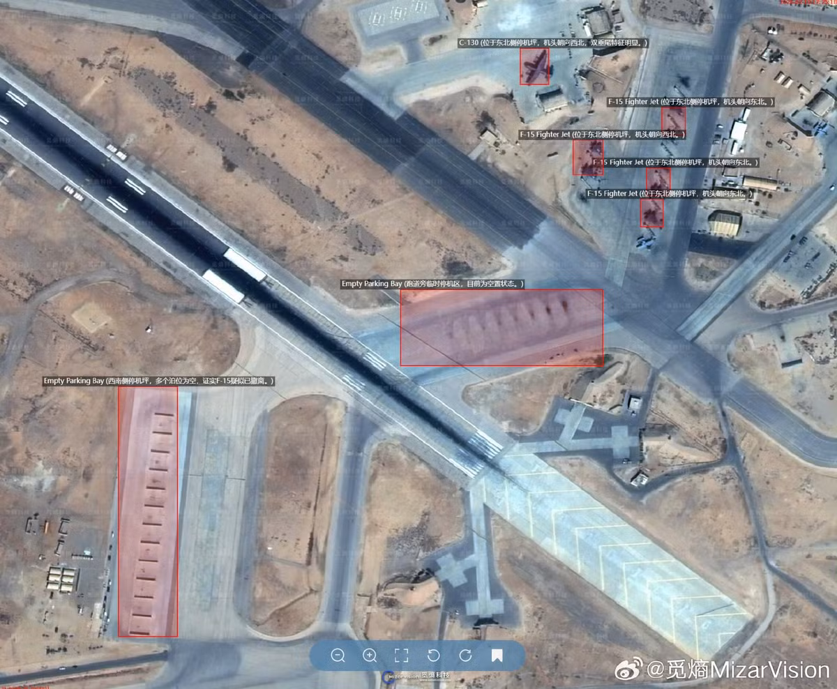 Căn cứ này được trang bị tốt, có đường băng rộng và dài, và không bị ảnh hưởng bởi máy bay dân sự. Mặt khác, sân bay quốc tế Ben Gurion ở Tel Aviv là sân bay lưỡng dụng quân sự và dân sự, với đường băng rất bận rộn; thực tế không thuận lợi cho việc cất cánh và hạ cánh nhanh chóng của máy bay quân sự.