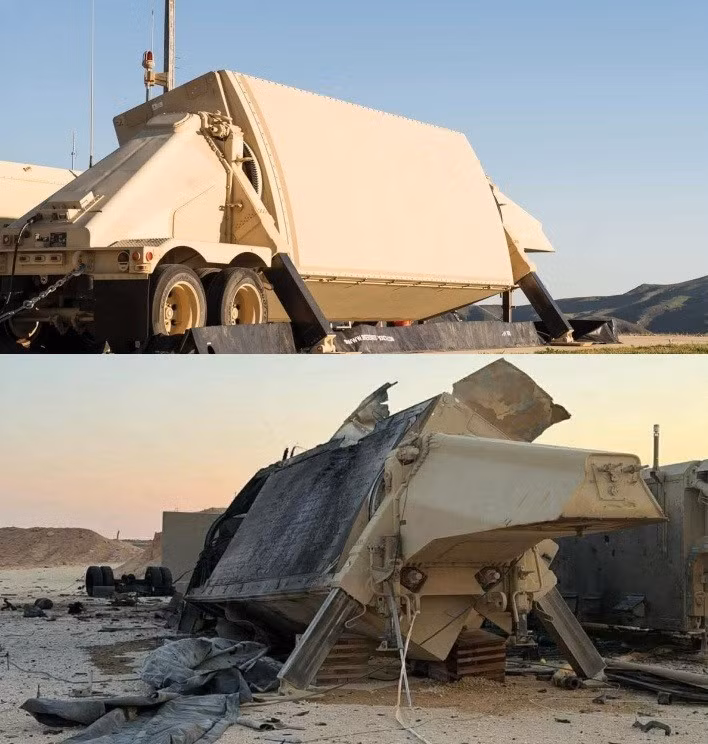 Mặc dù mức độ thiệt hại chưa rõ ràng, nhưng hình ảnh vệ tinh được nhiều nguồn phân tích, đã xác nhận rằng bốn radar AN/TPY-2 đã bị trúng đạn tại Al Sader và Al Ruwais ở UAE; căn cứ không quân Muwaffaq Salti ở Jordan và căn cứ không quân Prince Sultan ở Ả Rập Xê Út. Các đài radar AN/TPY-2, thuộc hệ thống phòng thủ tên lửa THAAD, được định giá khoảng 2 tỷ USD.