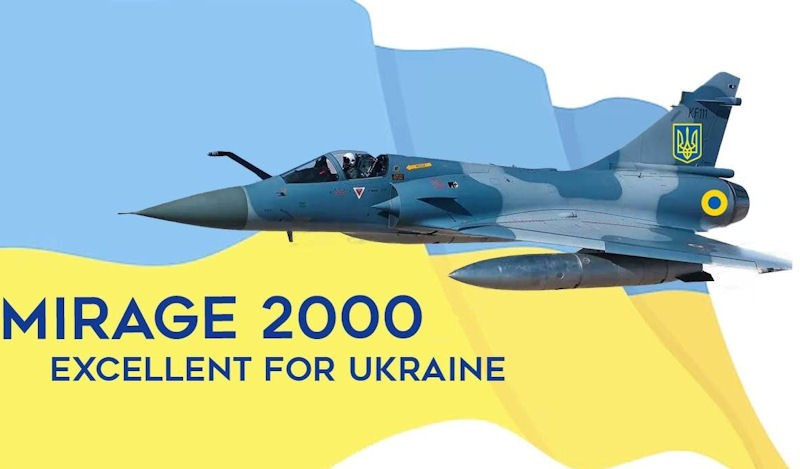 Máy bay chiến đấu Mirage 2000 được Pháp viện trợ cho Ukraine là một máy bay tương đối cũ - nó được đưa vào biên chế Không quân Pháp lần đầu tiên vào năm 1985. Mặc dù Mirage 2000 được phân loại là máy bay chiến đấu thế hệ 4 thế hệ đầu, nhưng nó vẫn là một đối thủ đáng gờm trong không chiến. (nguồn ảnh Military Review, Ukrinform, Sputnik).