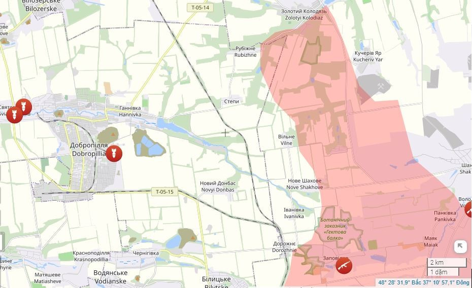 Thứ hai là Phương án B - mở rộng khu vực đầu cầu đã chiếm này, đồng thời đưa lực lượng dự bị và hỏa lực yểm trợ vào, củng cố khu vực đã chiếm, đẩy lùi các cuộc phản công bên sườn của AFU. Xét theo các thông tin từ mặt trận, Phương án B đã được RFAF lựa chọn.