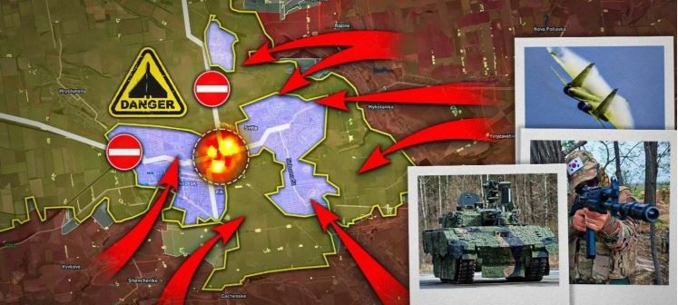 Kênh Rybar của Nga cho biết, hiện có hàng chục đội trinh sát luồn sâu và đặc công của RFAF, với quân số khoảng từ 500-700 người, đã tiến vào thành phố Pokrovsk. Lữ đoàn Dù 25, lực lượng tinh nhuệ nhất của Ukraine tại Pokrovsk, mặc dù đã được lệnh rút ra ngoài thành phố, nhưng phải quay lại để phòng thủ.