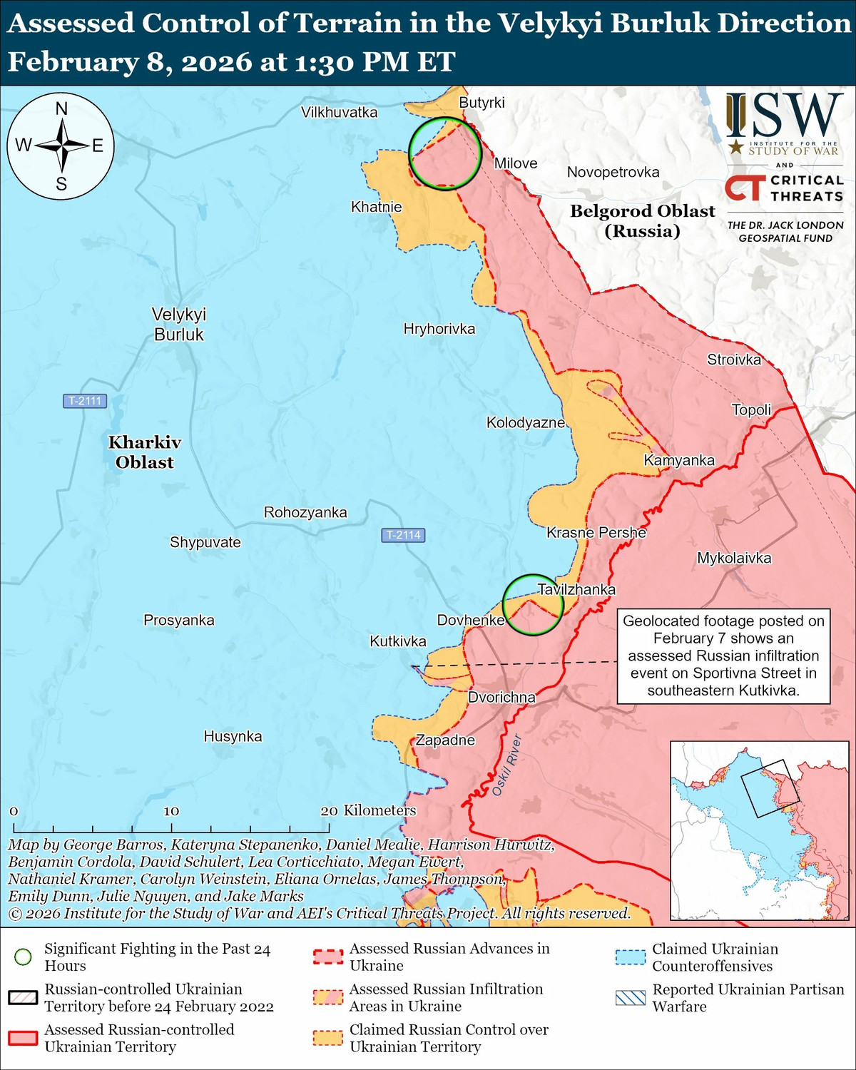 Ai cũng biết rằng việc củng cố trục Bắc Kharkov được coi là một phần của kế hoạch rộng lớn hơn của Moskva, nhằm tiến công Velykyi Burluk và thâm nhập hậu phương Kupyansk. Tuy nhiên, việc thực hiện kế hoạch này vẫn còn nhiều nghi vấn.