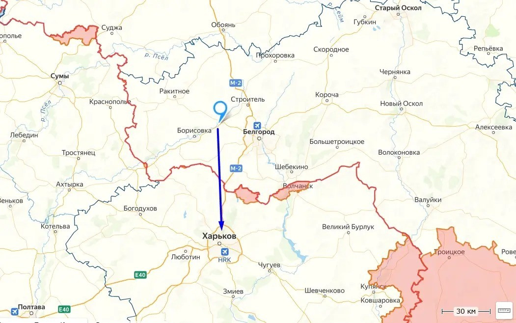 Theo quan chức Ukraine, lần đầu tiên Nga sử dụng bom UMPK nâng cấp, được ghi nhận vào khoảng 10:30 ngày 31/5/2025, khi 4 quả bom FAB UMPK, với tầm bay xa hơn, đã được thả từ một máy bay tiêm kích bom Su-34 gần làng Tomarovka ở vùng Belgorod. Theo văn phòng công tố Kharkov, các cuộc tấn công tương tự đã được thực hiện ở vùng Sumy vào tháng 5.