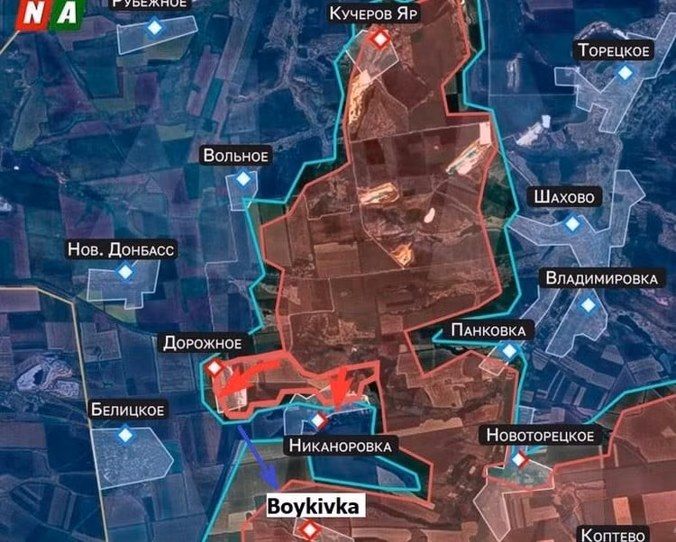 Đến đầu tháng 10, các vị trí của Nga trong khu vực đã phần lớn được đảm bảo an toàn. Các video của Ukraine, cho thấy quân Nga ở Dorozhne, phía tây Nikanorivka, và Novy Shakhove, thậm chí còn xa hơn về phía bắc, khi quân Nga đã xuất hiện trở lại Zolotyi Kolodyaz, điểm “cực bắc” của mũi đột phá hồi đầu tháng 8.
