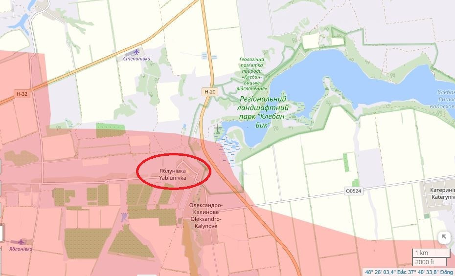 View - Quân Ukraine bị bao vây ở hồ Kleban-Byk, Nga chỉ còn cách Konstantinovka một km | Báo Tri thức và Cuộc sống - TIN TỨC PHỔ BIẾN KIẾN THỨC 24H