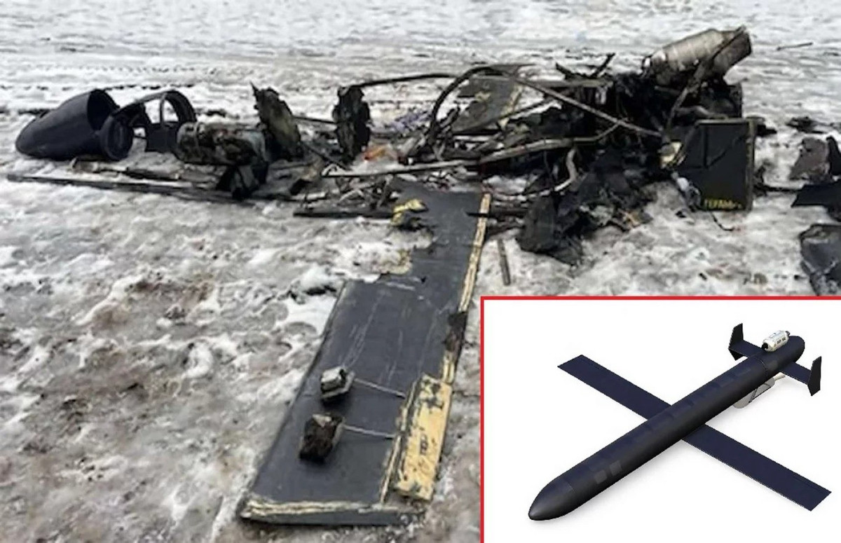 Về kích thước, UAV Geran-5 dài khoảng 6 mét, sải cánh lên đến 5,5 mét, có khả năng mang đầu đạn nặng khoảng 90 kg và tầm hoạt động lên đến 1.000 km.