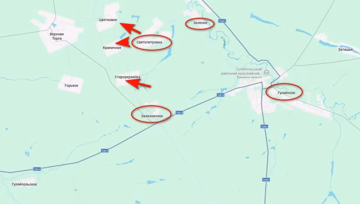 Các cây viết của kênh Deep State không loại trừ khả năng tình hình sẽ tiếp tục xấu đi đối với AFU tại khu vực Orekhiv. Theo nguồn tin của Bộ Tổng tham mưu AFU, RFAF đặt mục tiêu chiếm Tsvetkovoye và Krinichne, để tổ chức đầu cầu cho cuộc tấn công vào Verkhnyaya Tersa.