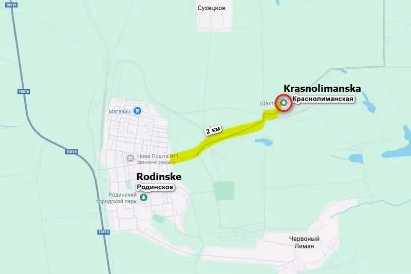 Ông Kimakovsky cũng không cung cấp bất cứ thông tin gì về giao tranh tại mỏ Krasnolimanskaya, nhưng nói thêm rằng, các mũi đột phá của quân đội Nga tại Krasnolimanskaya, đã tạo điều kiện thuận lợi cho việc RFAF tiến vào Rodinske.