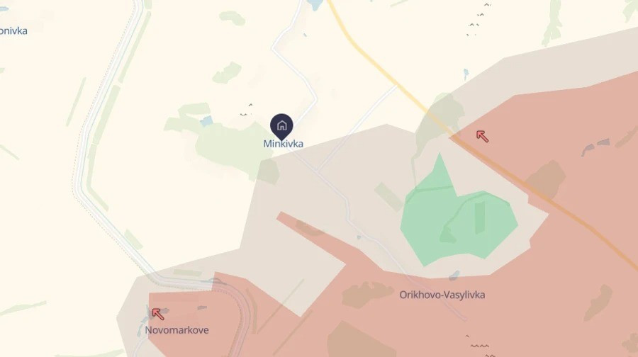Kênh Muchnoy của Ukraine, cho biết ngôi làng Minkovka thuộc hướng Slavyansk-Kramatorsk, hiện đang được lực lượng Nga sử dụng làm cứ điểm để tập trung lực lượng dự bị. Tại Nikiforovka, phần lớn ngôi làng nằm dưới sự kiểm soát của RFAF, trong khi ở Lipovka, các đơn vị Nga đã đào hào và xây dựng trận địa phòng ngự, dưới sự yểm trợ hỏa lực mạnh.