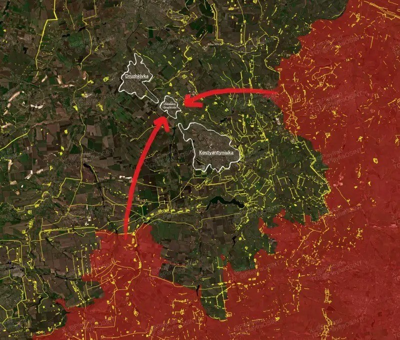 Với việc nắm quyền kiểm soát làng Stupochki, "cối xay thịt" Chasov-Yarsk đang tiến gần đến hồi kết. Việc quân Ukraine tiếp tục giữ được một phần nhỏ của thành phố này, vẫn có tác dụng cầm chân quân Nga; không để RFAF tổ chức thành một gọng kìm lớn bao vây đối với thành phố Kostiantynivka.