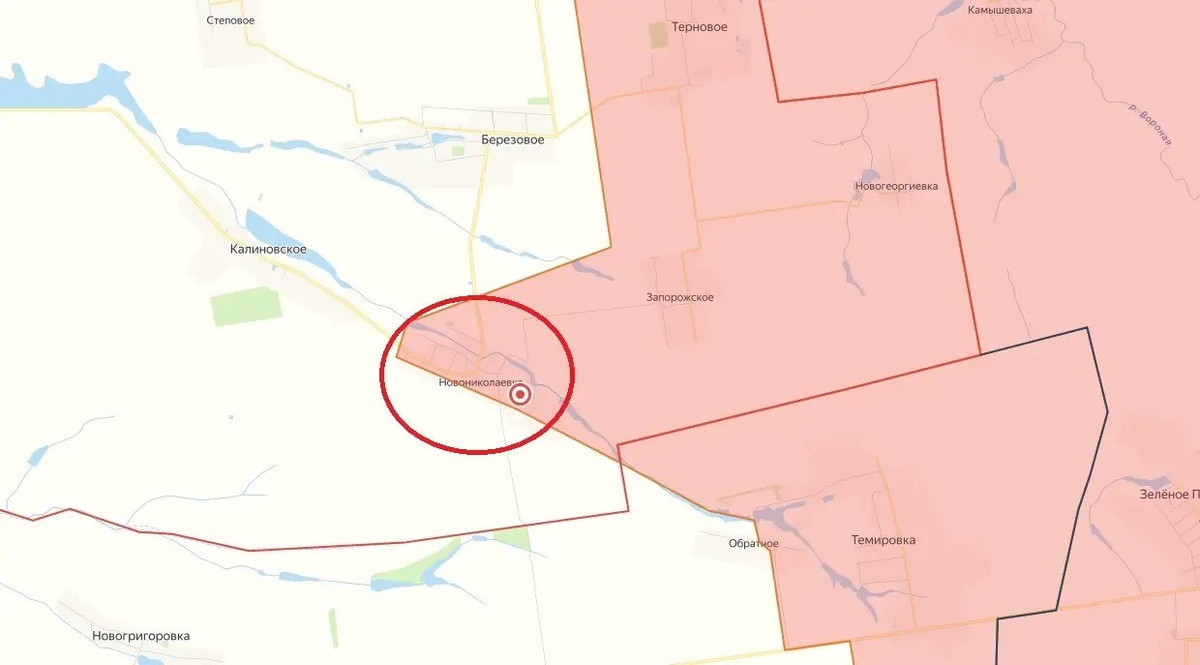 Hành động của Cụm quân phía Đông RFAF chiếm được ngôi làng Novomykolaivka, giúp quân Nga tiến sâu 15 km vào tỉnh Dnipropetrovsk. Trang Military Review đưa tin, trong các trận chiến ác liệt giành Novomykolaivka, khoảng một đại đội quân Ukraine đã bị tiêu diệt và hơn 5 km vuông lãnh thổ của tỉnh Dnipropetrovsk đã được RFAF kiểm soát.