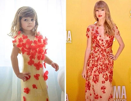 Nhóc tì diện thời trang hàng hiệu... bằng giấy gây sốt