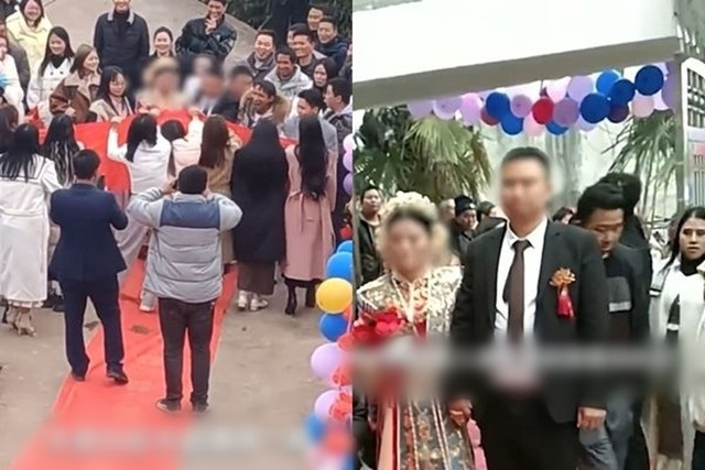 Nhóm bạn gái cũ đến đám cưới biểu tình, cô dâu giận tím mặt Nhom ban gai cu den dam cuoi bieu tinh, co dau gian tim mat