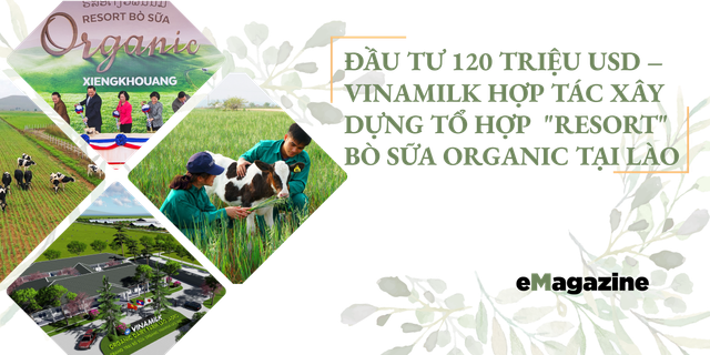 Đầu tư 120 triệu USD - Vinamilk hợp tác xây dựng tổ hợp “resort” bò sữa Organic tại Lào Dau tu 120 trieu USD - Vinamilk hop tac xay dung to hop “resort” bo sua Organic tai Lao