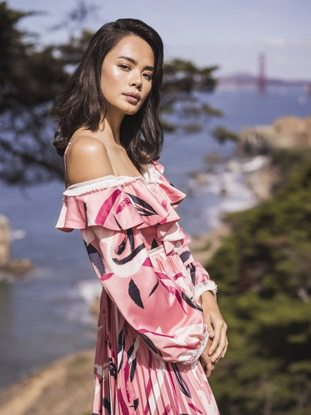 Váy sắc hồng trở lại trong xu hướng thời trang 2019 - Hình 7 Vay sac hong tro lai trong xu huong thoi trang 2019-Hinh-7
