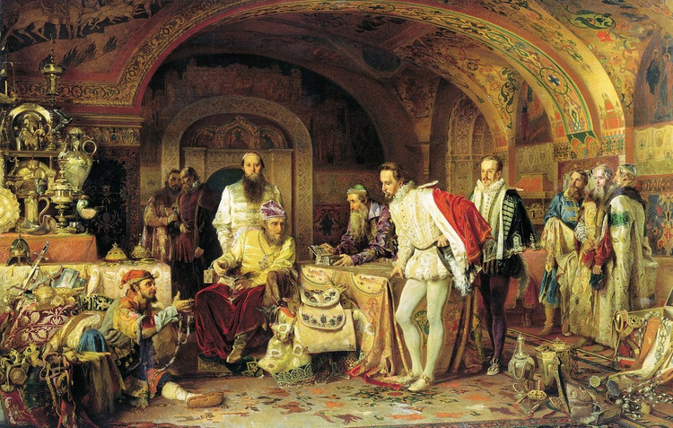 Tuy nhiên, Sa hoàng Ivan IV trở nên độc đoán, hung bạo sau khi lâm bệnh nặng suýt chết vào năm 1553. Vài năm sau, người vợ yêu quý của ông qua đời. Ông hoàng này nghi ngờ các quý tộc đã đầu độc vợ và âm mưu lật đổ ông khỏi ngai vàng. baooo-6.jpg