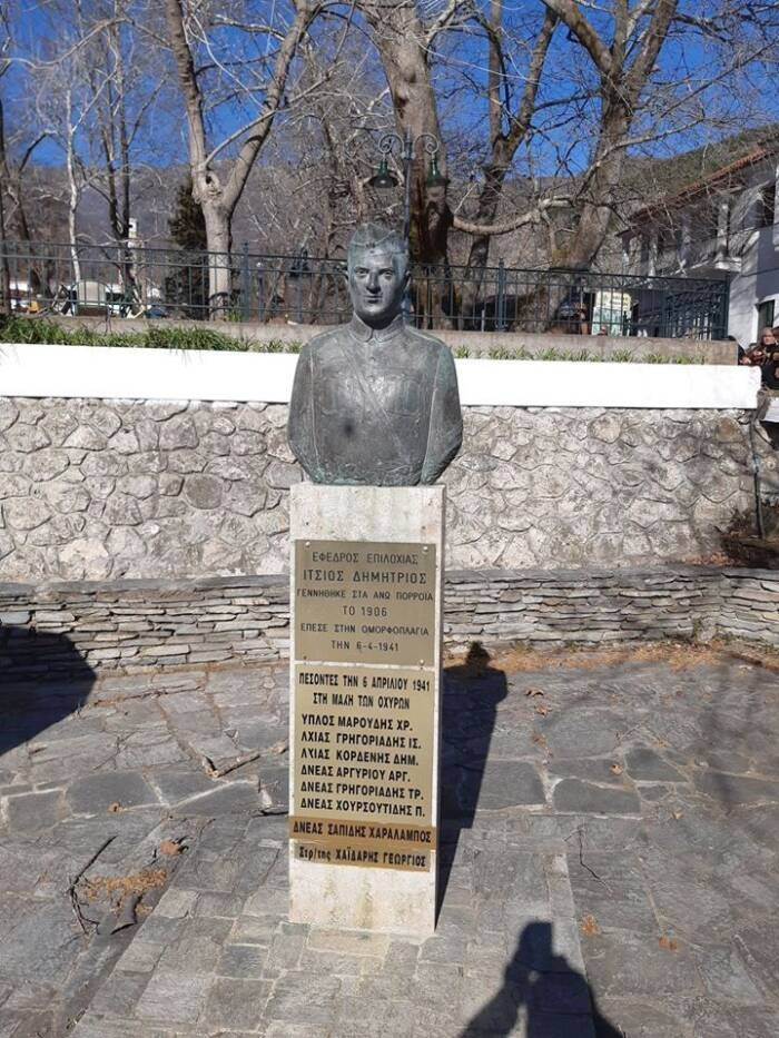 Quando os nazistas iniciaram a invasão da Grécia em 6 de abril de 1941, o Sargento Itsios comandava uma equipe de combate de cinco homens em um local ao longo da Linha Metaxas. Como sargento, ele tinha a tarefa de fornecer apoio de fogo ao exército grego. Foto: Facebook. hung-5.jpg