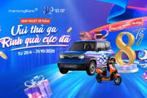 KienlongBank tung “siêu bão” quà tặng 8 tỷ đồng mừng sinh nhật