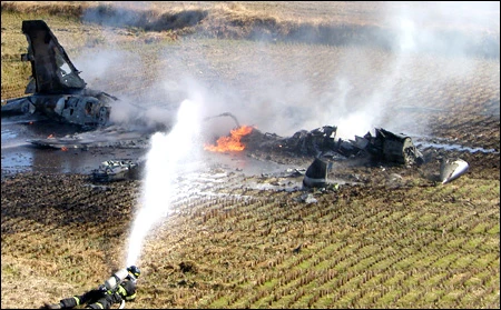 Hai tiêm kích F-5E Đài Loan đâm nhau, một phi công thiệt mạng