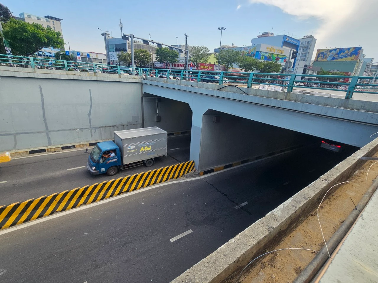 Đà Nẵng: Cận cảnh hầm chui trăm tỷ do Tập đoàn Thuận An thi công