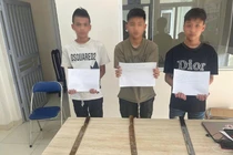 Bắt nhóm đối tượng mang dao kiếm cướp tài sản ở Hà Nội