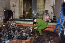 Cháy nhà, kịp thời cứu 4 người mắc kẹt lúc rạng sáng