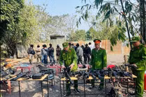 Mang súng bắn đạn nhựa chơi đánh trận giả, 23 thanh niên ở Hà Nội bị xử lý