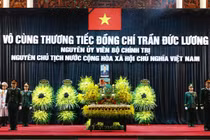 Lễ viếng nguyên Chủ tịch nước Trần Đức Lương tại Hà Nội