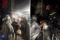 Cháy nhà dân trên phố Hà Nội khiến một người bị thương