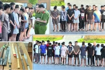 Bắt nhóm thanh thiếu niên hành hung, chém người đi đường