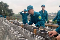 Cận cảnh các trận địa pháo hoa ở Hà Nội chào năm mới 2026 