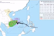 Bão số 15 Koto đi chậm, suy yếu trước khi vào Nam Trung Bộ