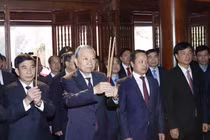 Tổng Bí thư Tô Lâm dự lễ khánh thành nhà tưởng niệm Chủ tịch Hồ Chí Minh