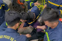 Kịp thời cứu cụ bà 84 tuổi bị rơi xuống giếng ở Bắc Giang