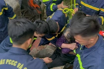 Kịp thời cứu cụ bà 84 tuổi bị rơi xuống giếng ở Bắc Giang