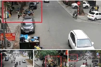 Dùng camera AI 'phạt nguội' người xả rác, lấn chiếm vỉa hè ở Hà Nội