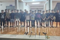 Bắt giữ 22 đối tượng mang hung khí đánh nhau ở Hà Nội