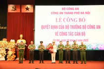 Nhiều Phó Giám đốc Công an tỉnh, thành phố được bổ nhiệm